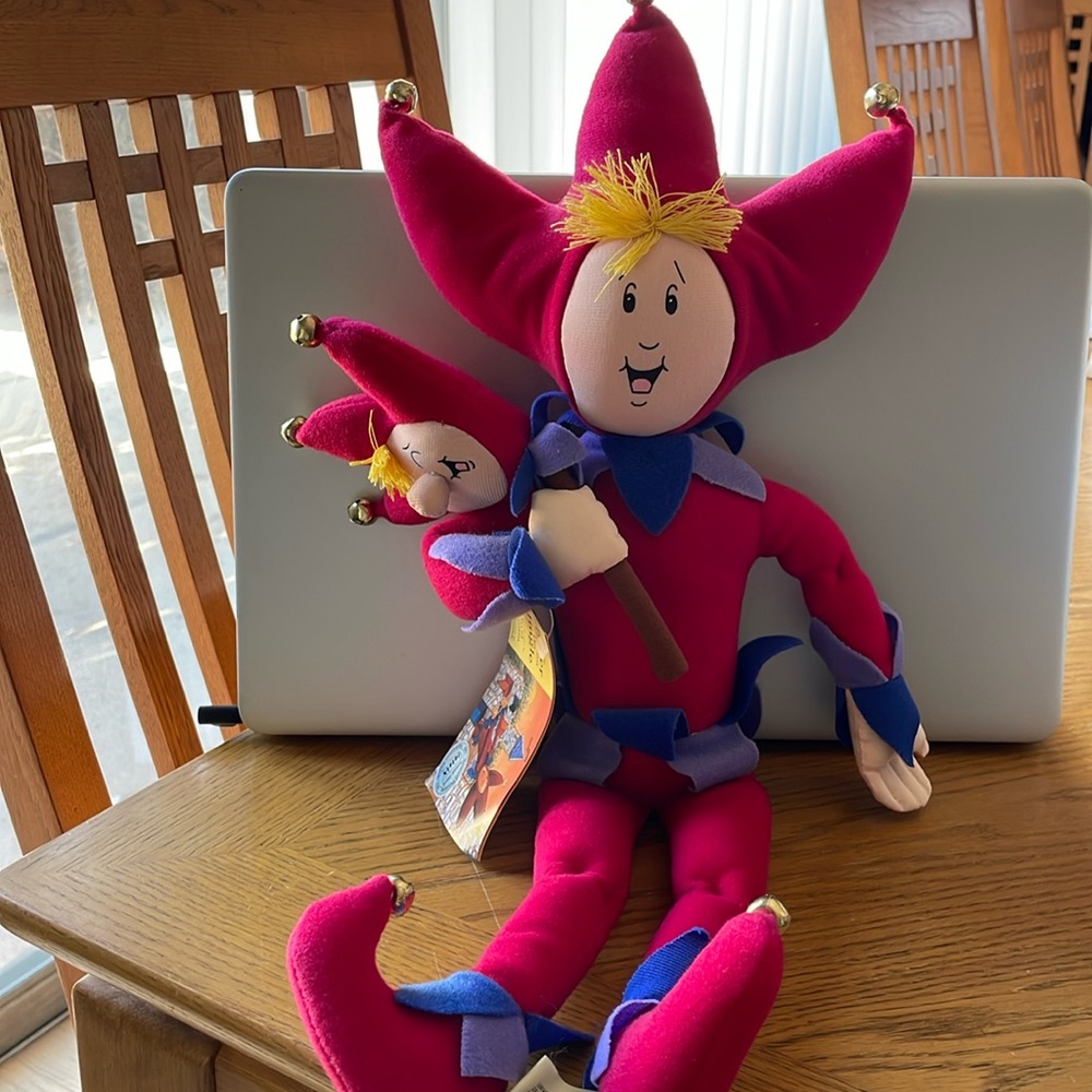 The Jester Has Lost His Jingle Plush NWT